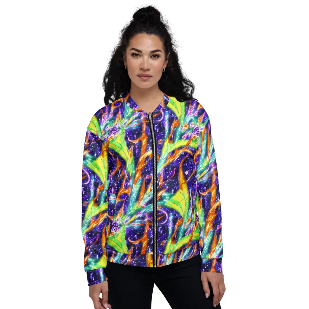 Prism Canopy on Bomber Jacket — Front