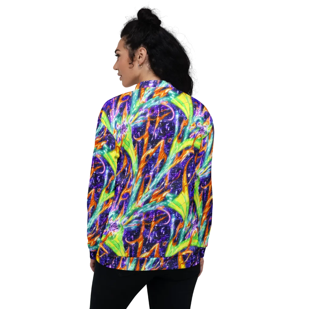 Prism Canopy on Bomber Jacket — Back