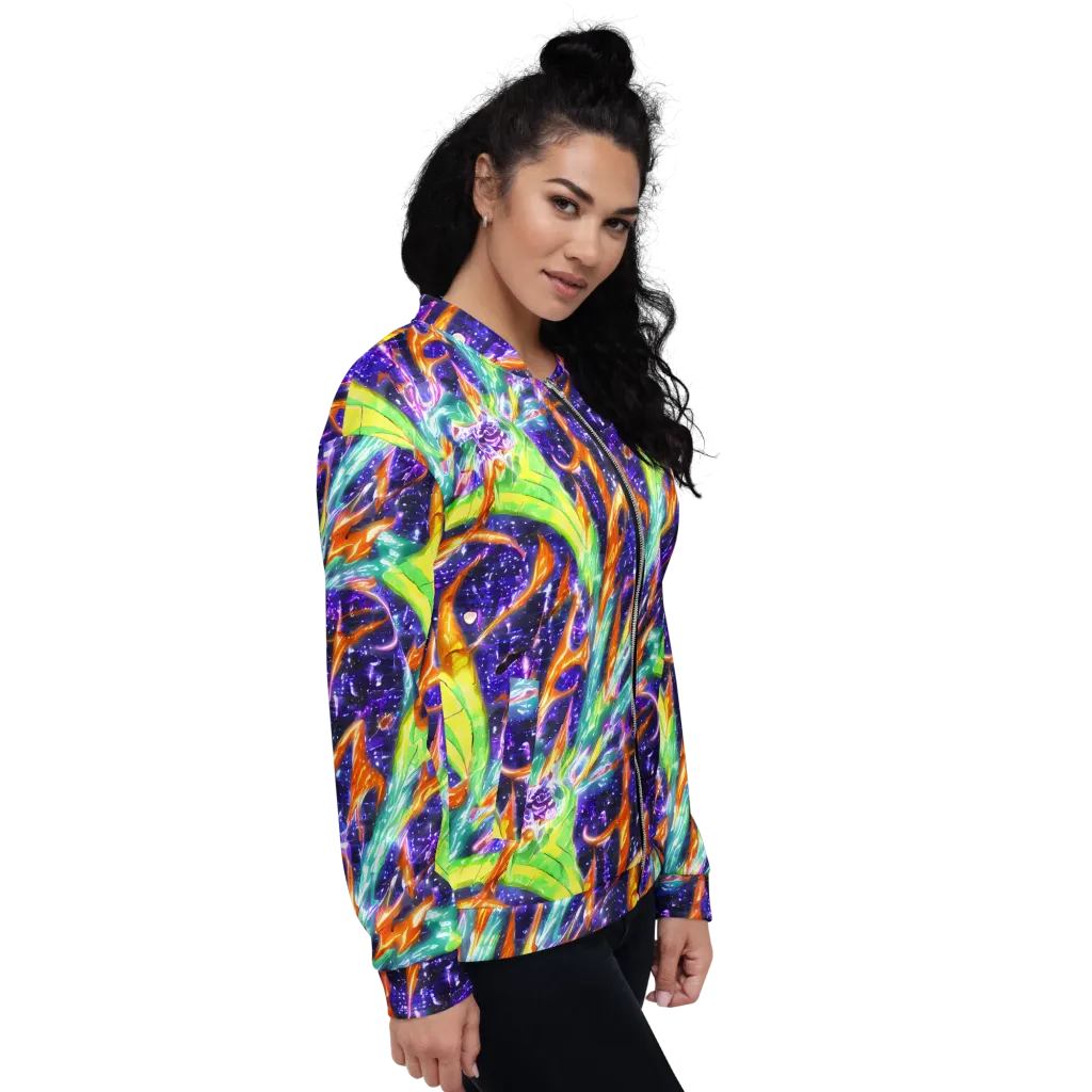 Prism Canopy on Bomber Jacket — Right