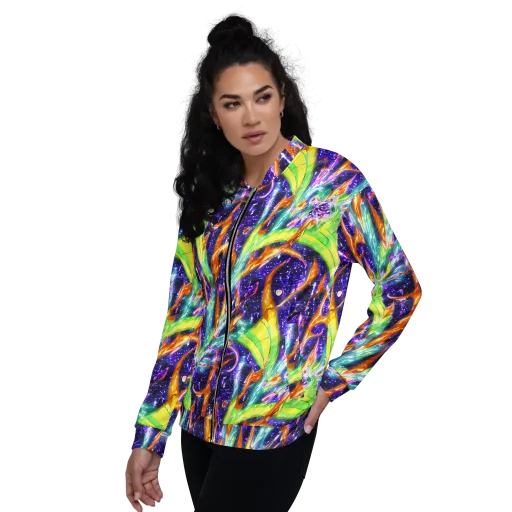 Prism Canopy on a Bomber Jacket