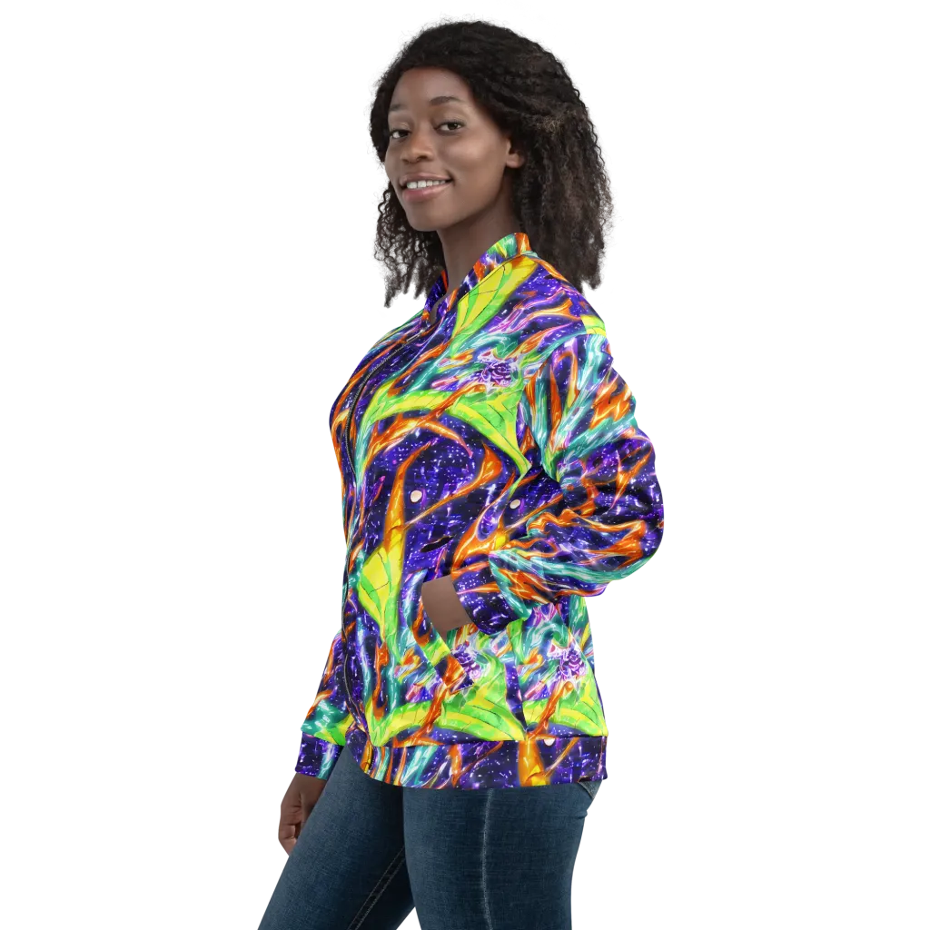 Prism Canopy on Bomber Jacket — Left