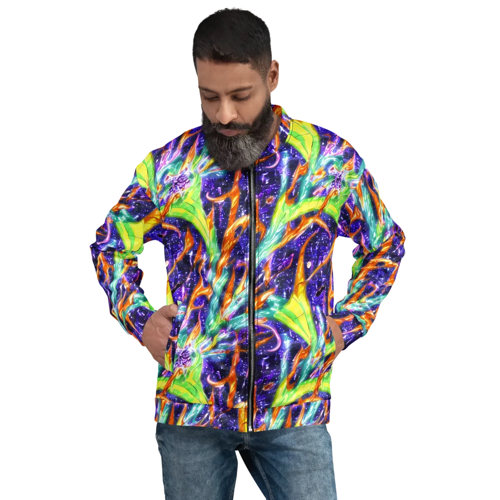 Prism Canopy on Bomber Jacket — Front