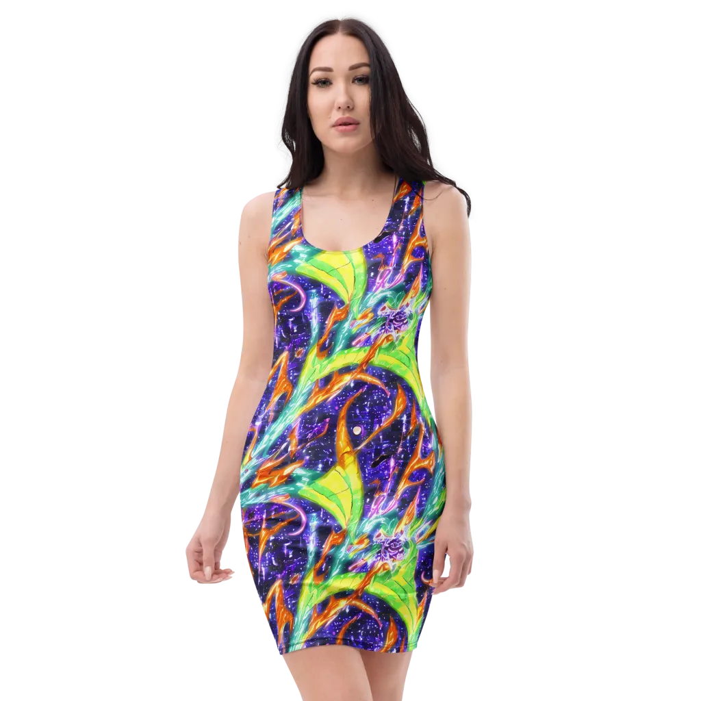 Prism Canopy on Bodycon Dress — Front
