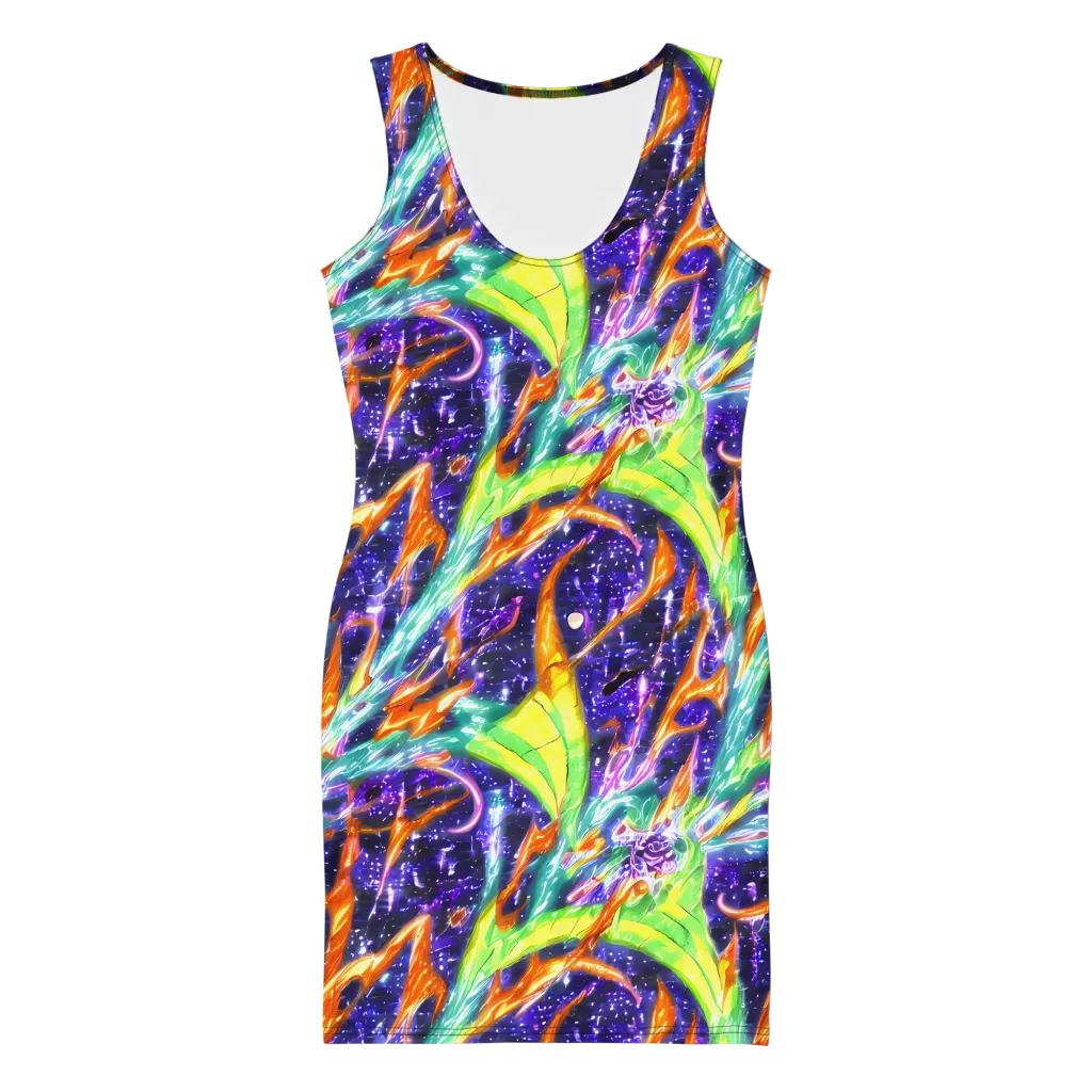 Prism Canopy on Bodycon Dress — Front