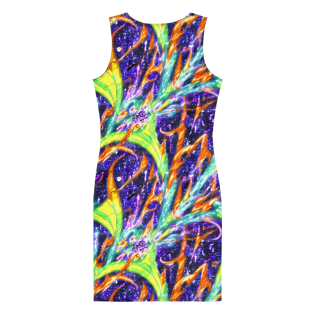 Prism Canopy on Bodycon Dress — Back