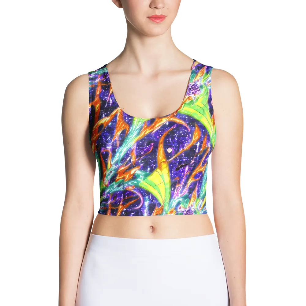 Prism Canopy on Crop Top — Front
