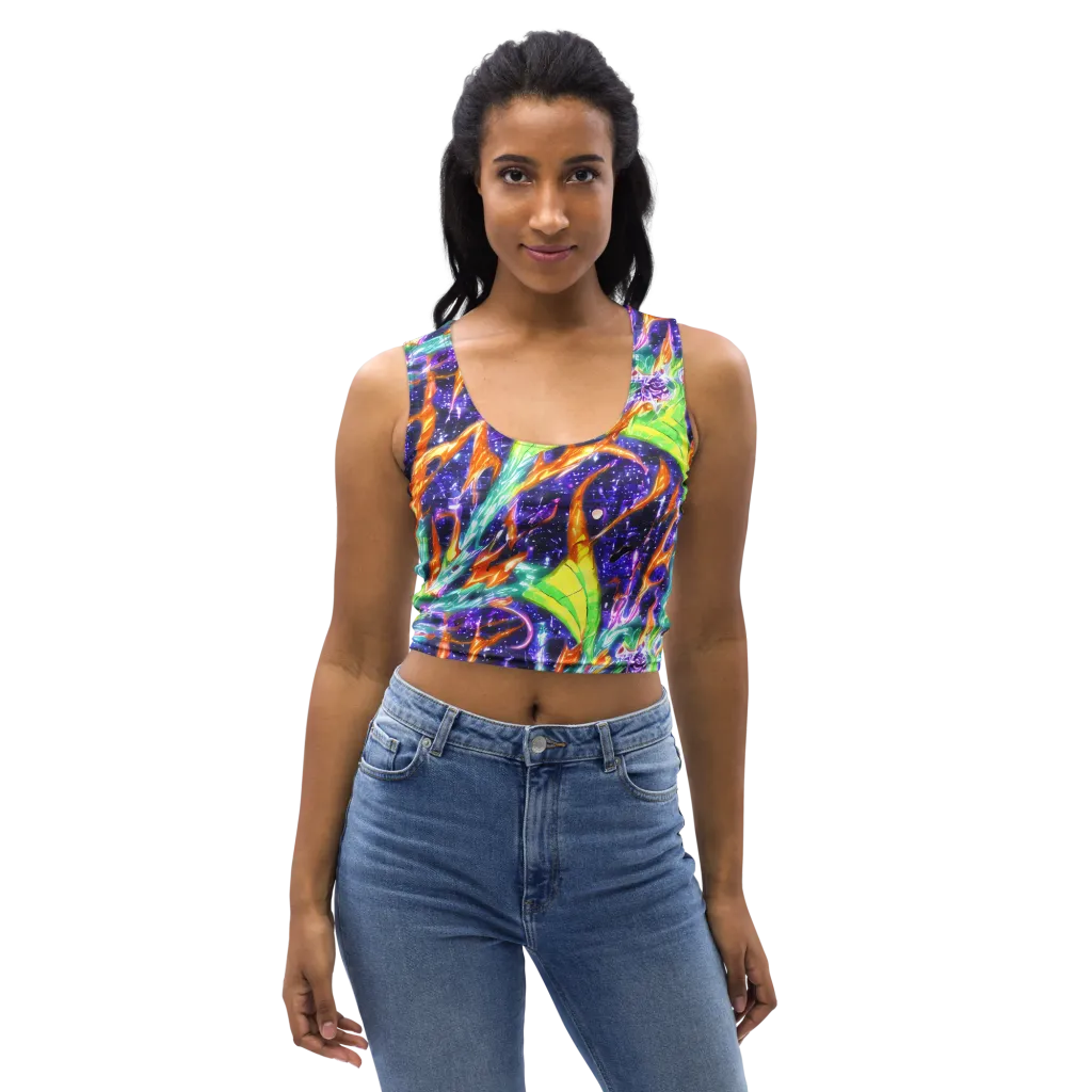 Prism Canopy on Crop Top — Front