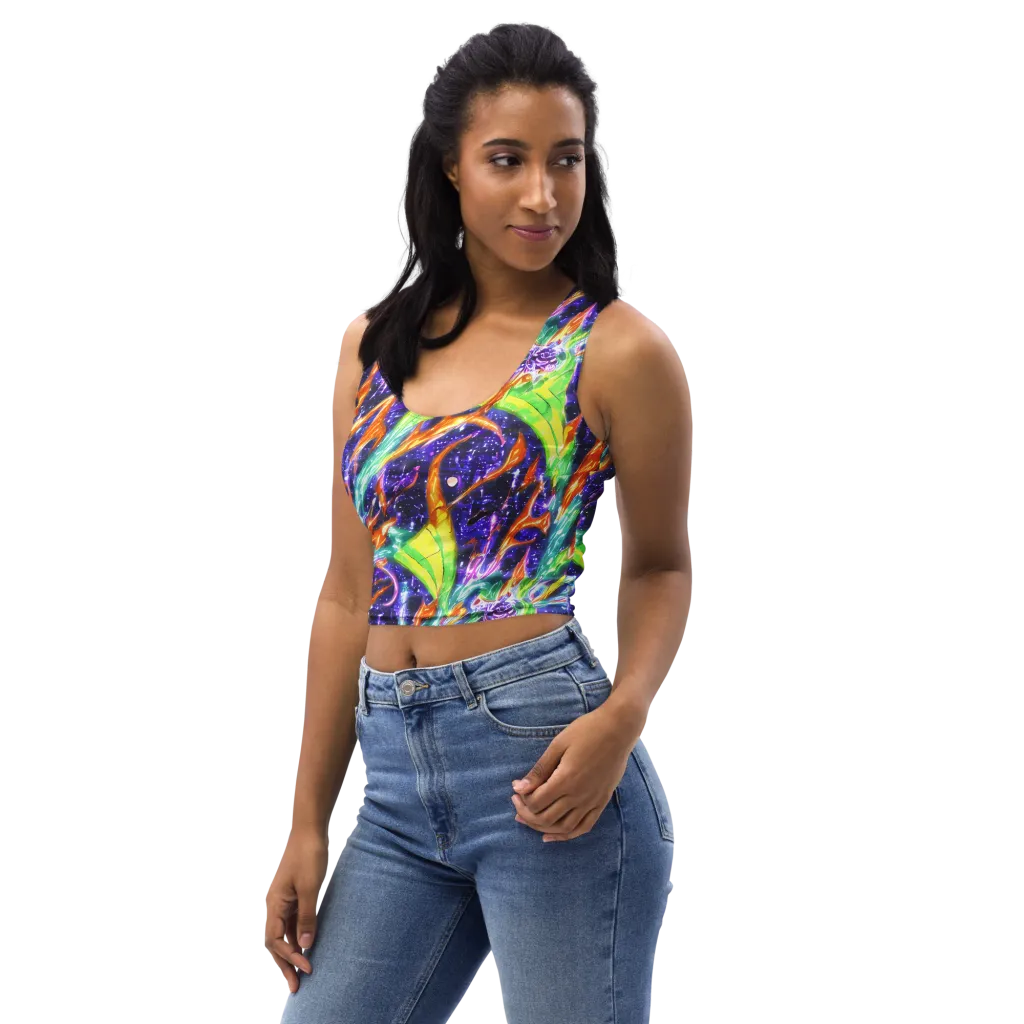 Prism Canopy on Crop Top — Left Front