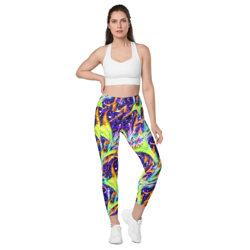 Prism Canopy on Leggings with Pockets — Front