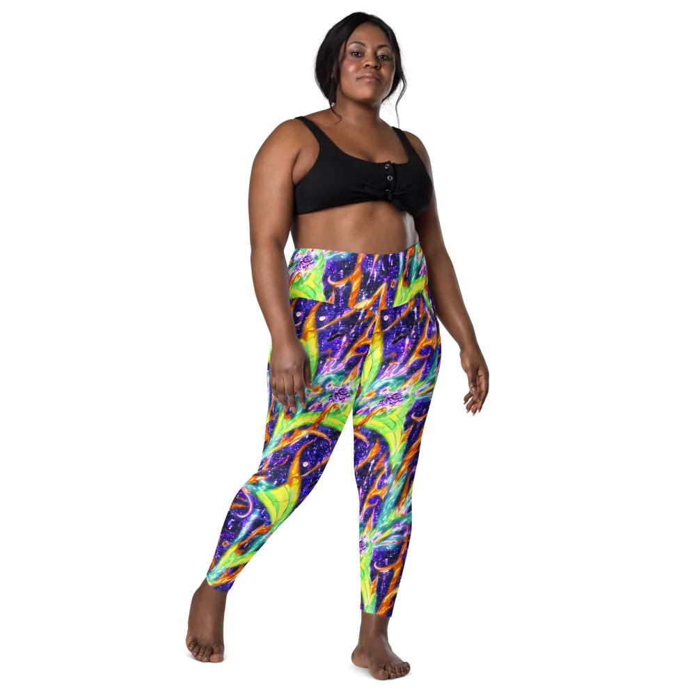 Prism Canopy on Leggings with Pockets — Front