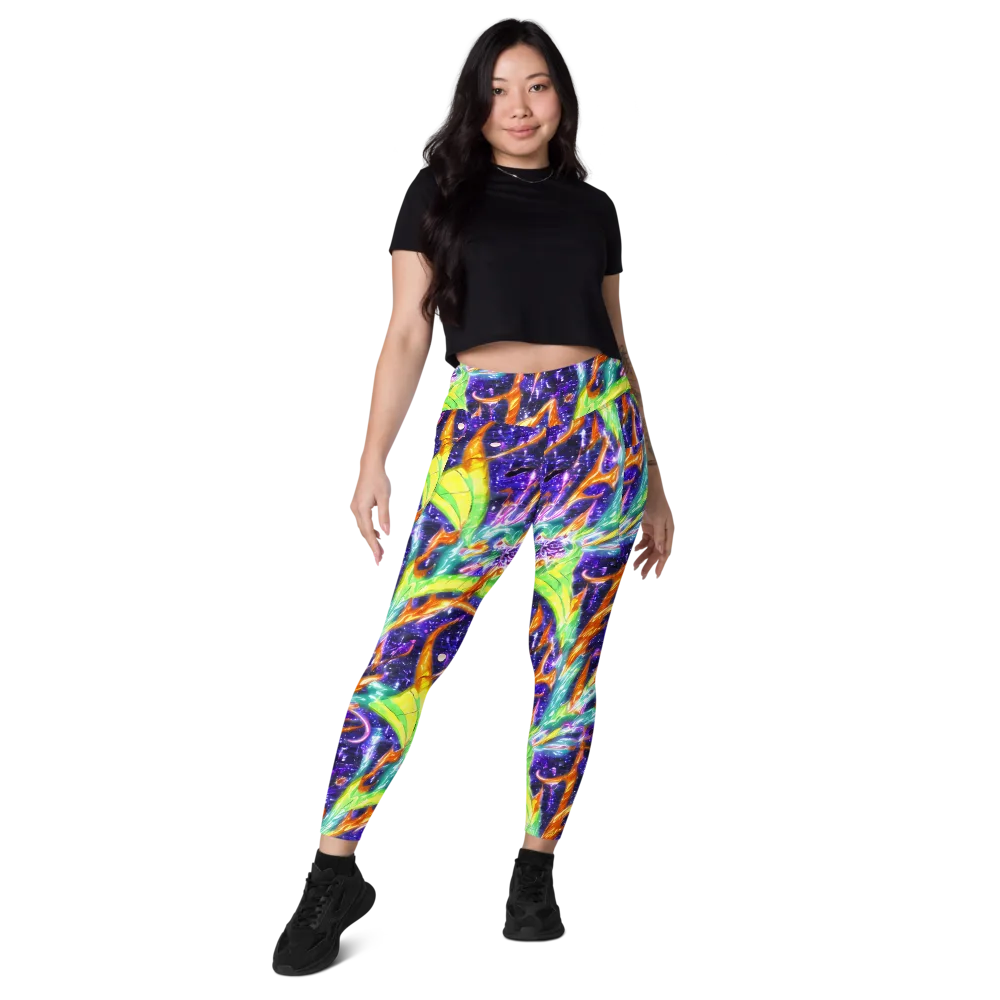 Prism Canopy on Leggings with Pockets — Front
