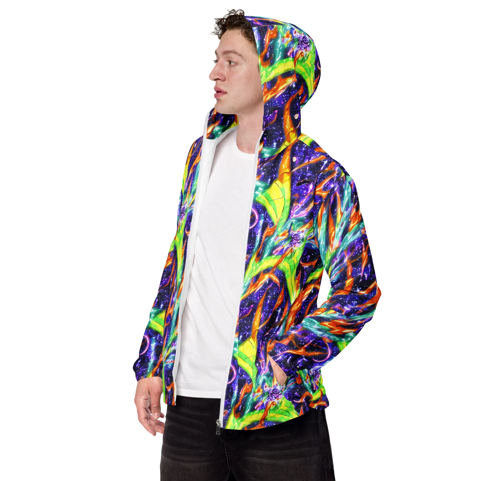 Prism Canopy on Men's Windbreaker — Left Front