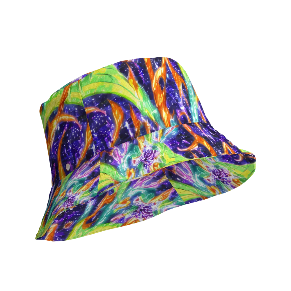 Prism Canopy on Reversible Bucket Hat — Product details Outside