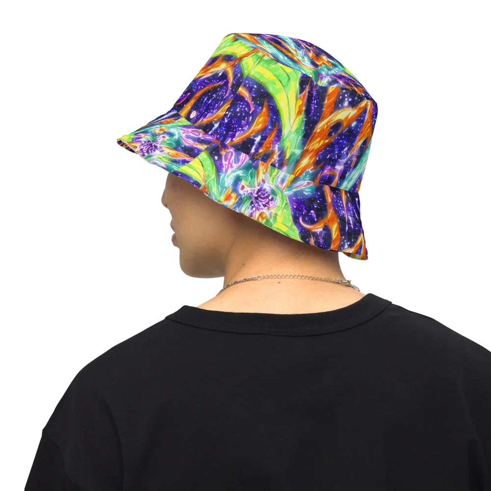 Prism Canopy on Reversible Bucket Hat — Back Inside