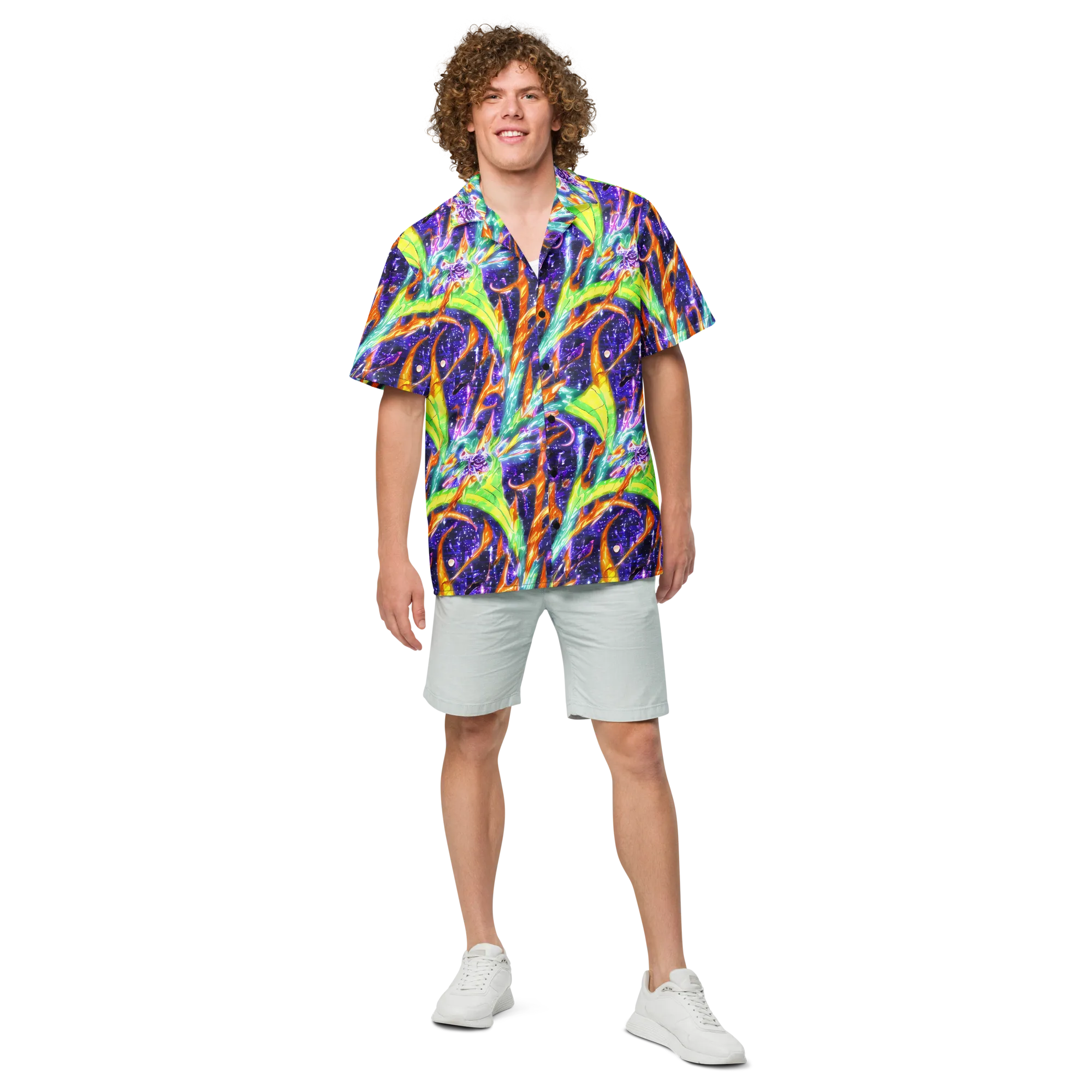 Prism Canopy on Button Shirt — Front