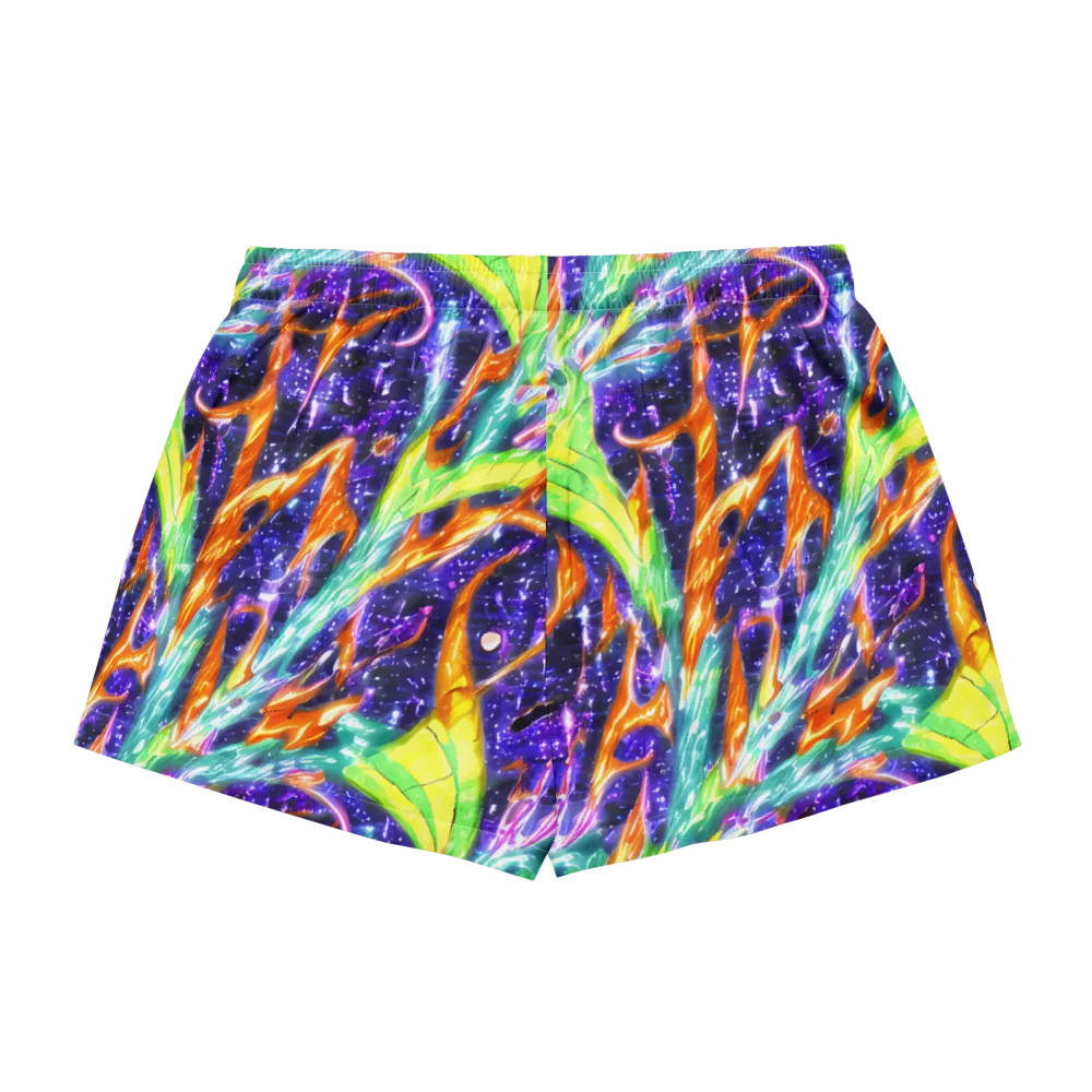 Prism Canopy on Women's Pajama Shorts — Back