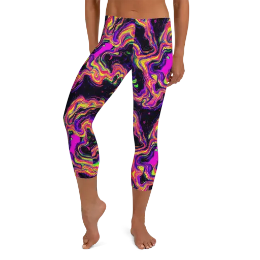 Acidwave on a Capri Leggings