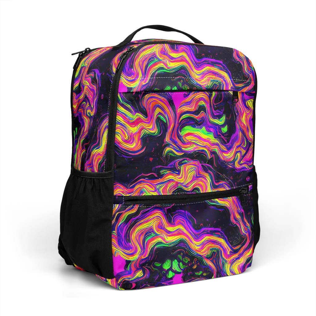 Acidwave on Utility Backpack — Right Front