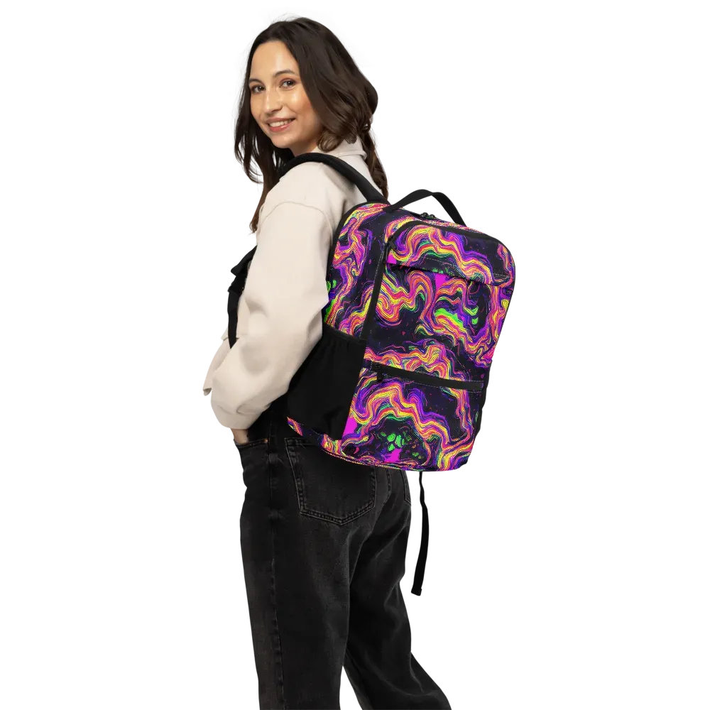 Acidwave on Utility Backpack — Back
