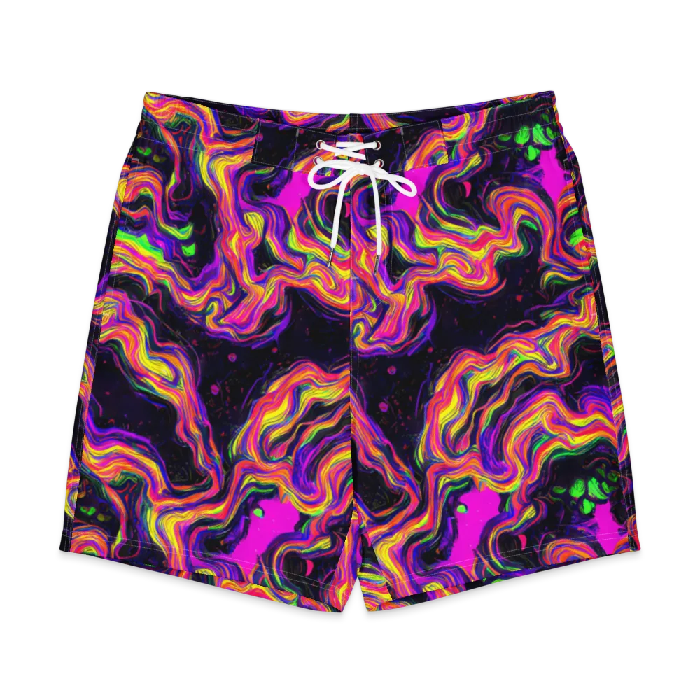 Acidwave on Men's Board Shorts — Front