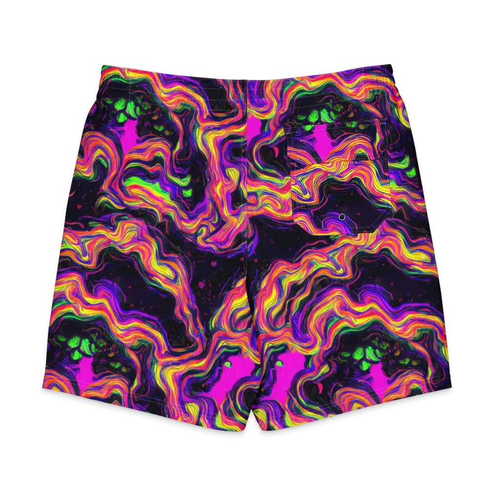 Acidwave on Men's Board Shorts — Back