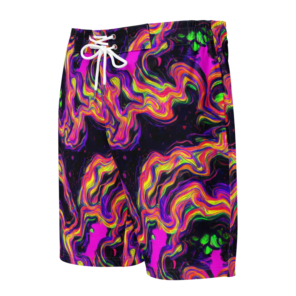 Acidwave on Men's Board Shorts — Front