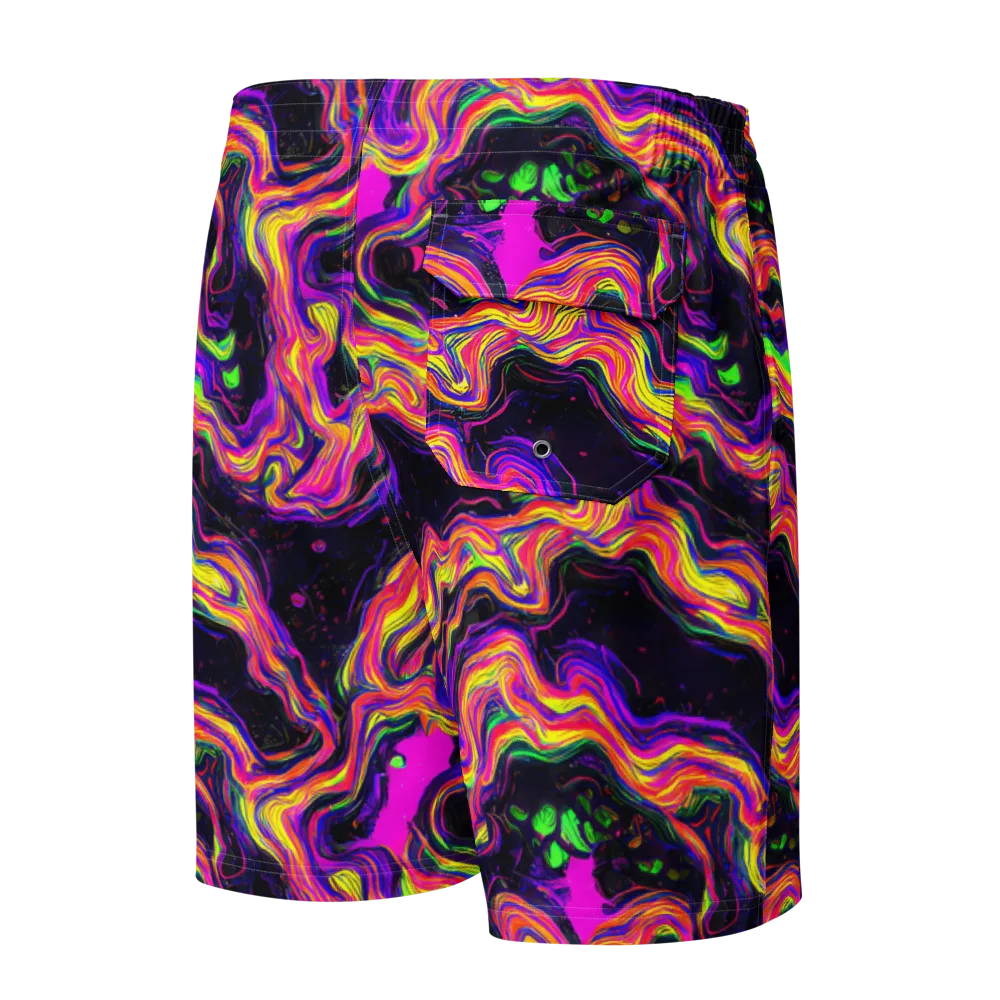 Acidwave on Men's Board Shorts — Back