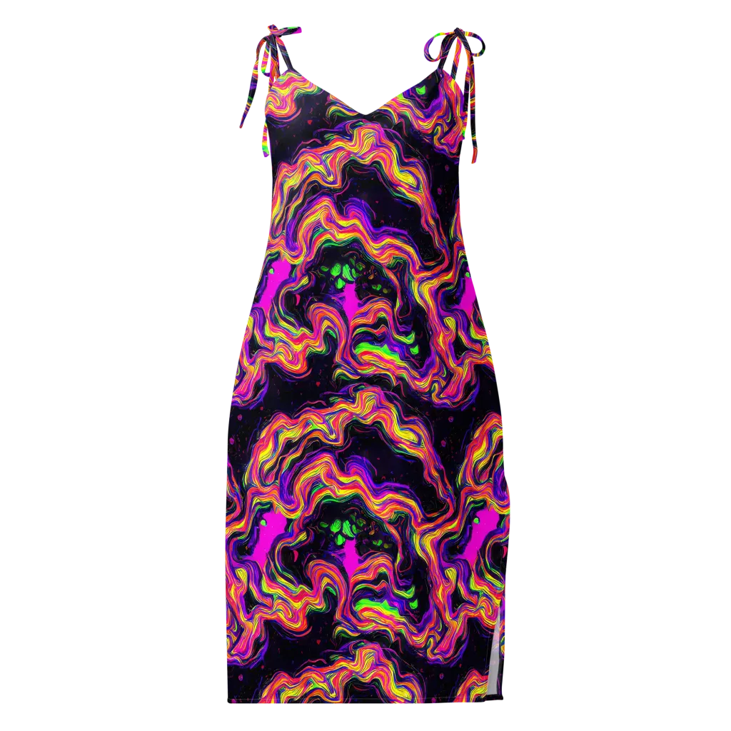 Acidwave on Slip Dress — Front