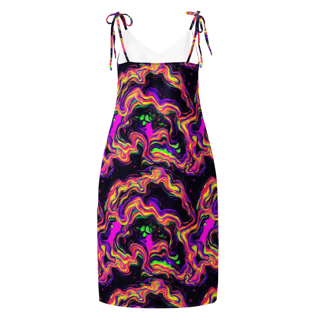 Acidwave on Slip Dress — Back