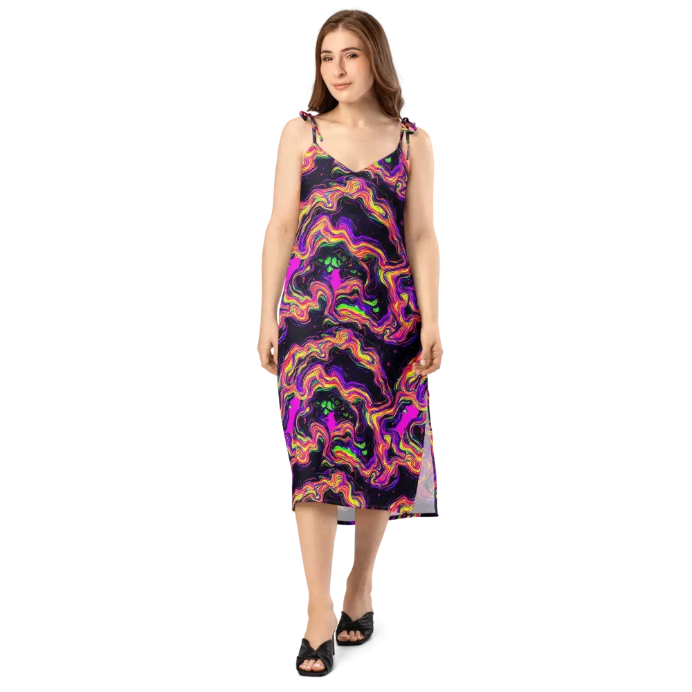 Acidwave on Slip Dress — Front