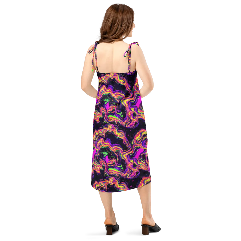 Acidwave on Slip Dress — Back