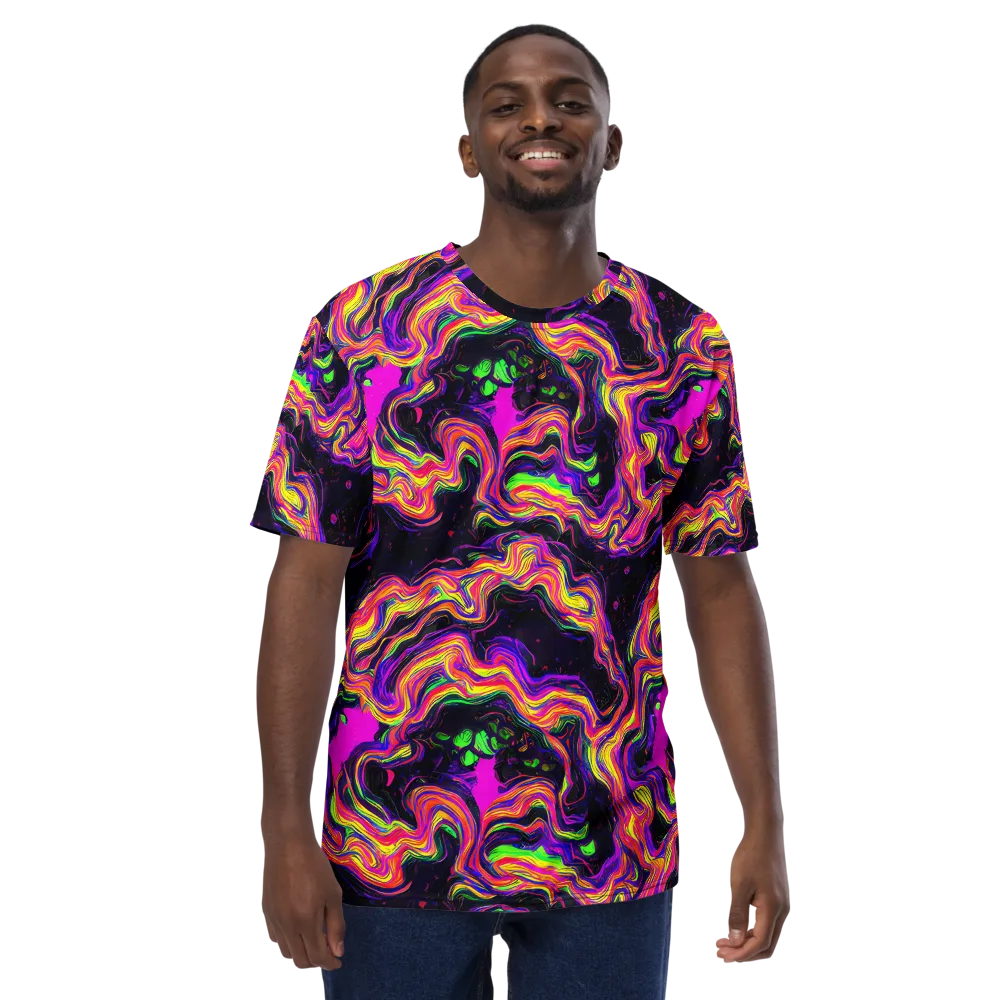 Acidwave on Men's Crew Neck T-Shirt — Front