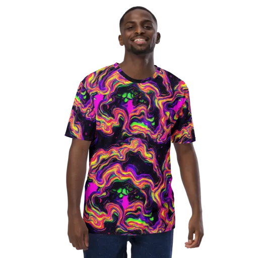 Acidwave on a Men's Crew Neck T-Shirt