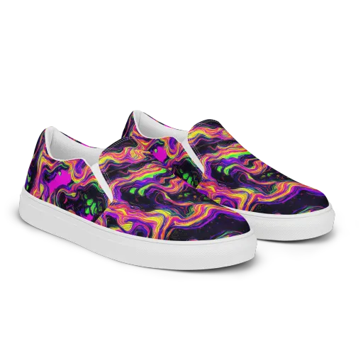 Acidwave on a Men's Slip-On Canvas Shoes