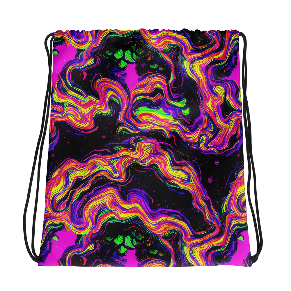 Acidwave on Drawstring Bag — Photo