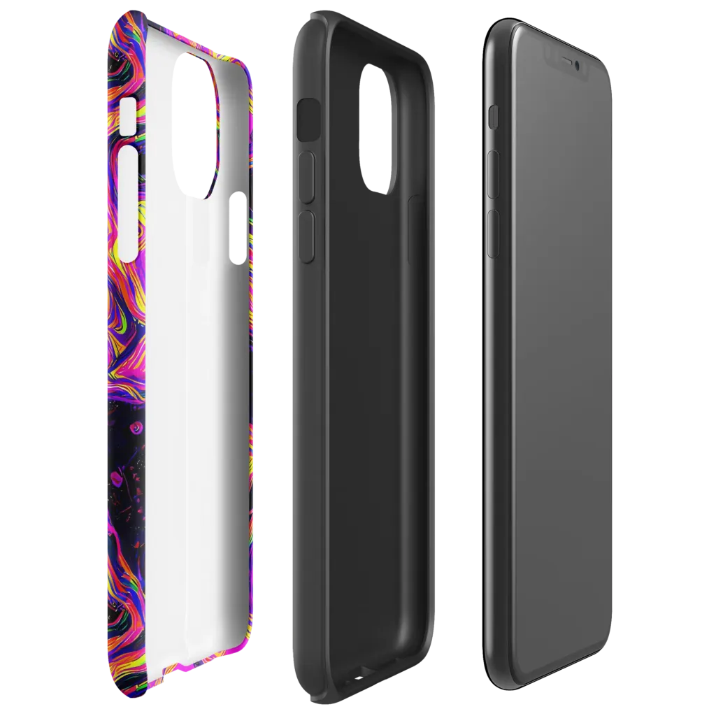 Acidwave on Tough Case for iPhone® — Right