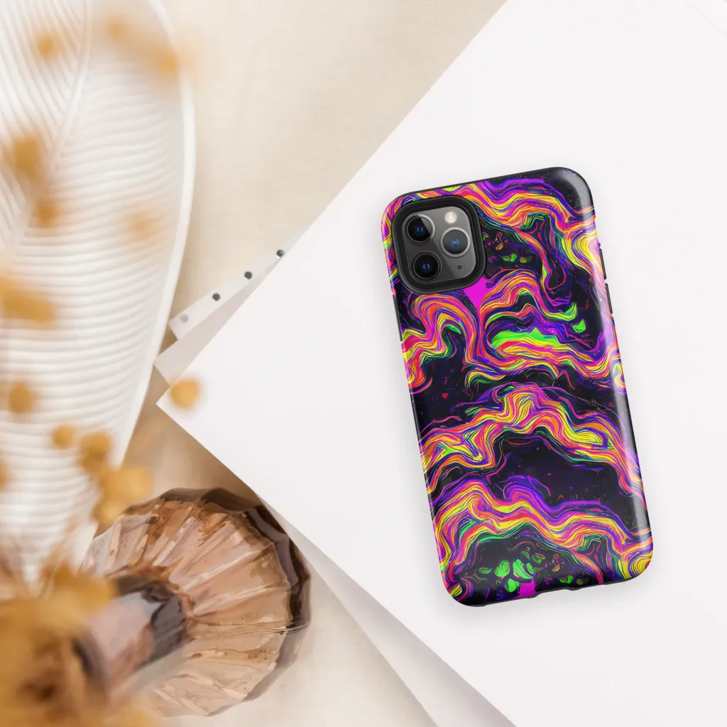 Acidwave on Tough Case for iPhone® — Front