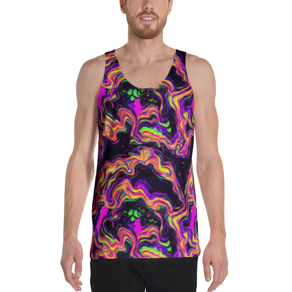 Acidwave on Men's Tank Top — Front