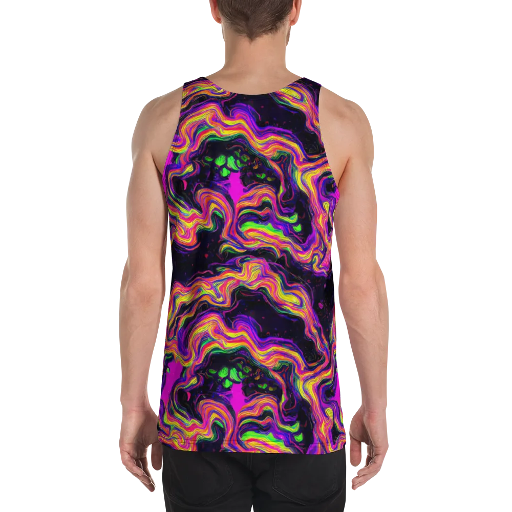 Acidwave on Men's Tank Top — Back