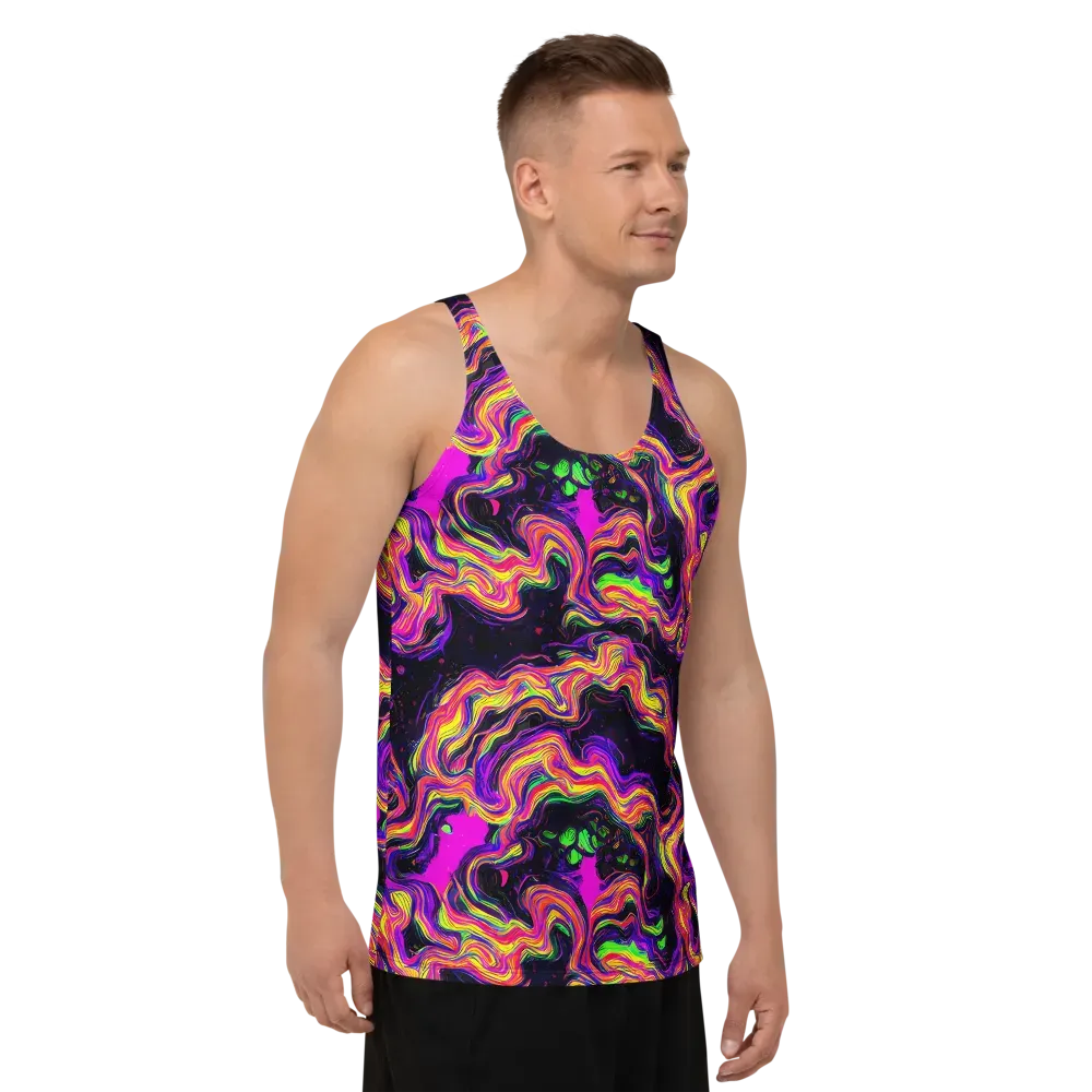 Acidwave on Men's Tank Top — Right Front