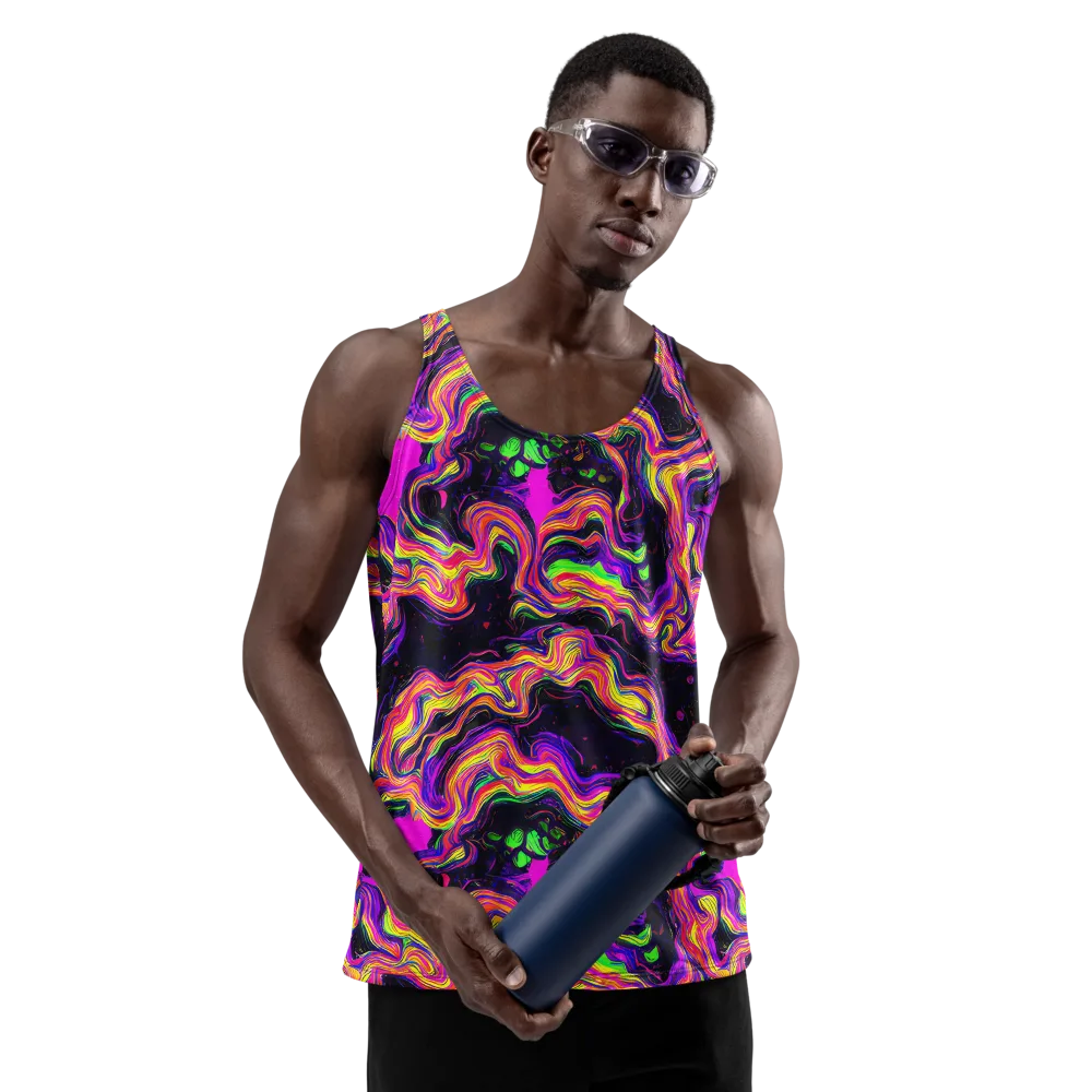 Acidwave on Men's Tank Top — Front