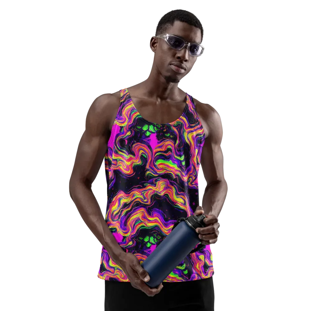 Acidwave on Men's Tank Top — Front