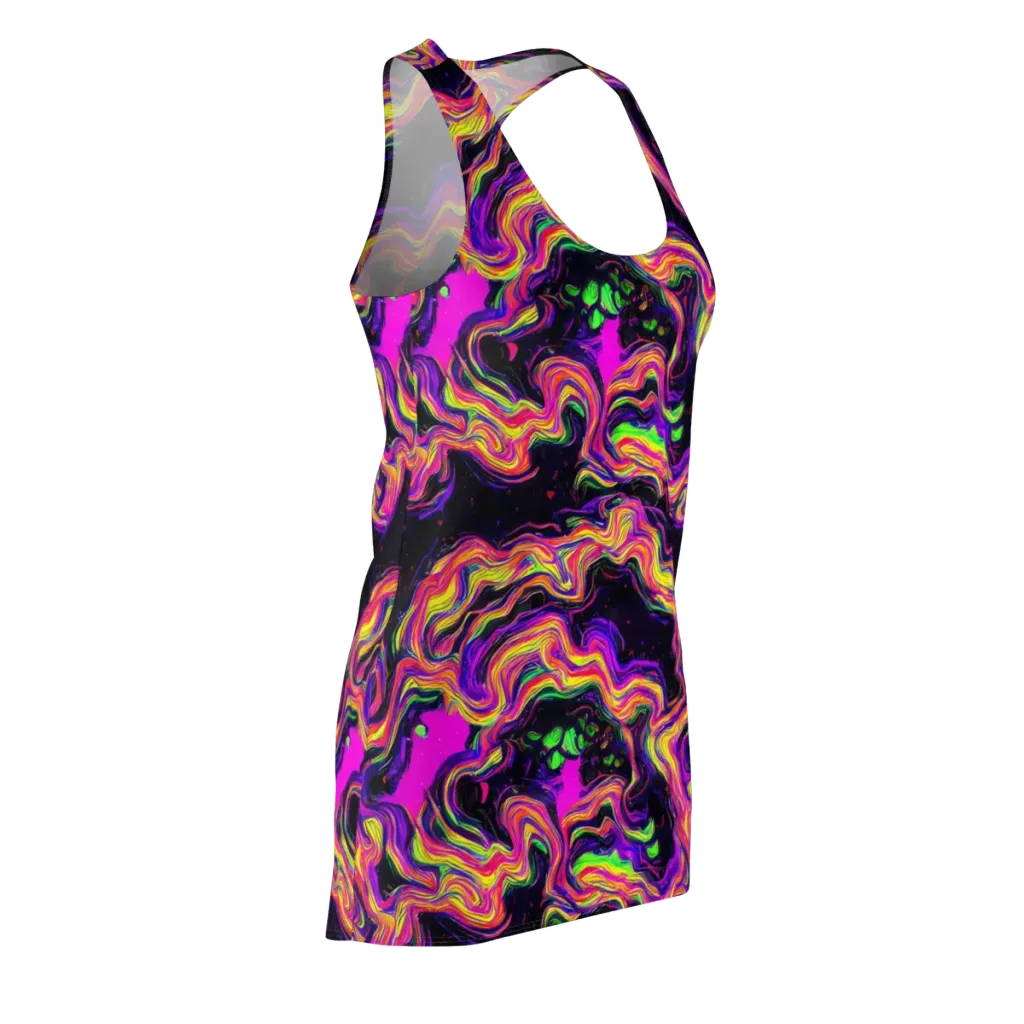 Acidwave on Racerback Dress — Front Side