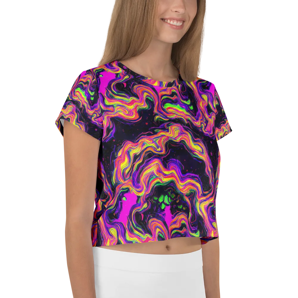 Acidwave on Crop Tee — Right