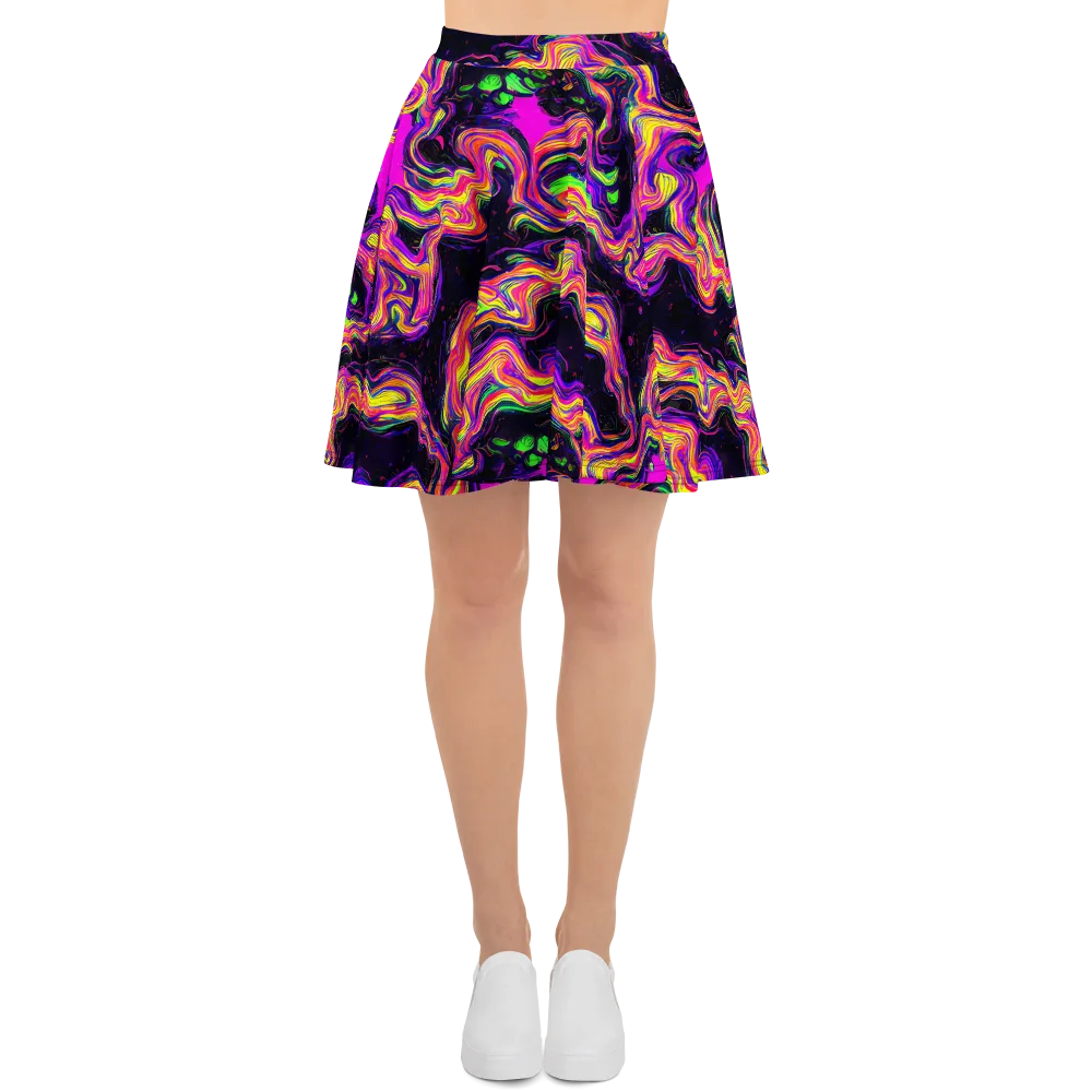 Acidwave on Skater Skirt — Front