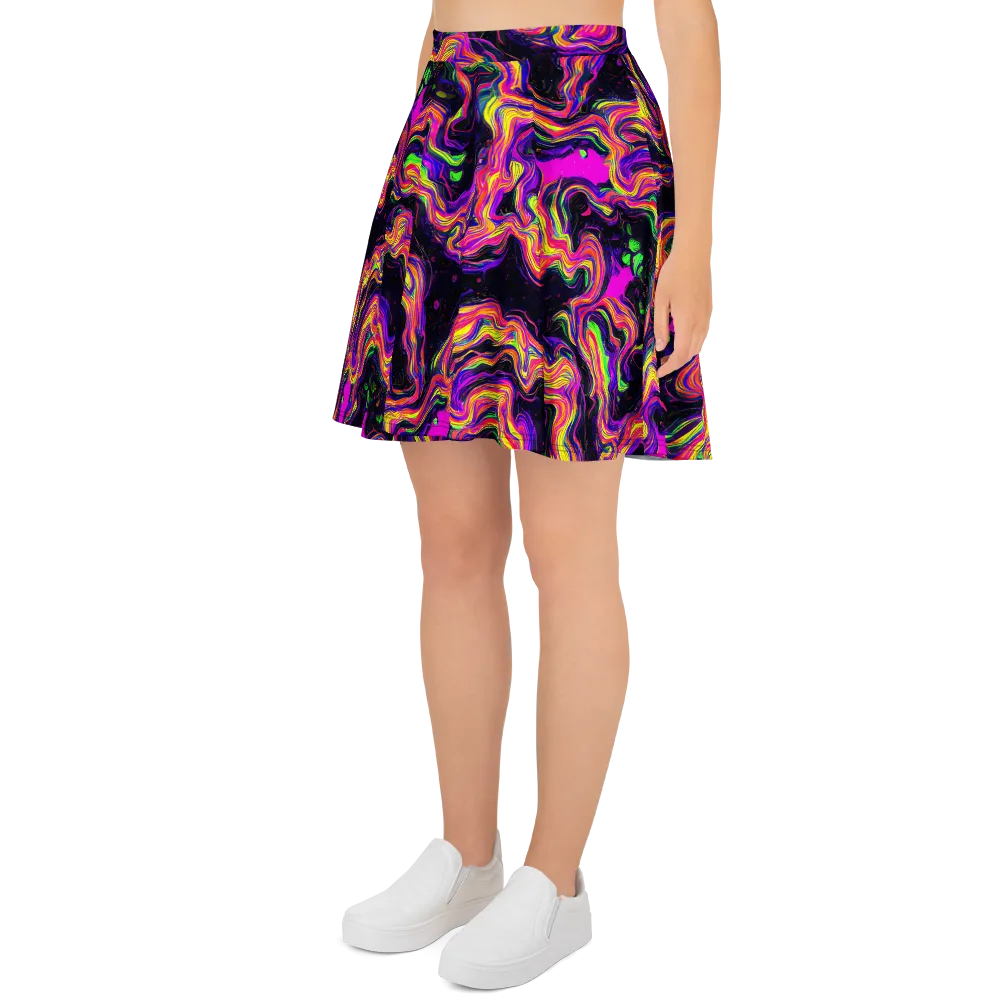 Acidwave on Skater Skirt — Left