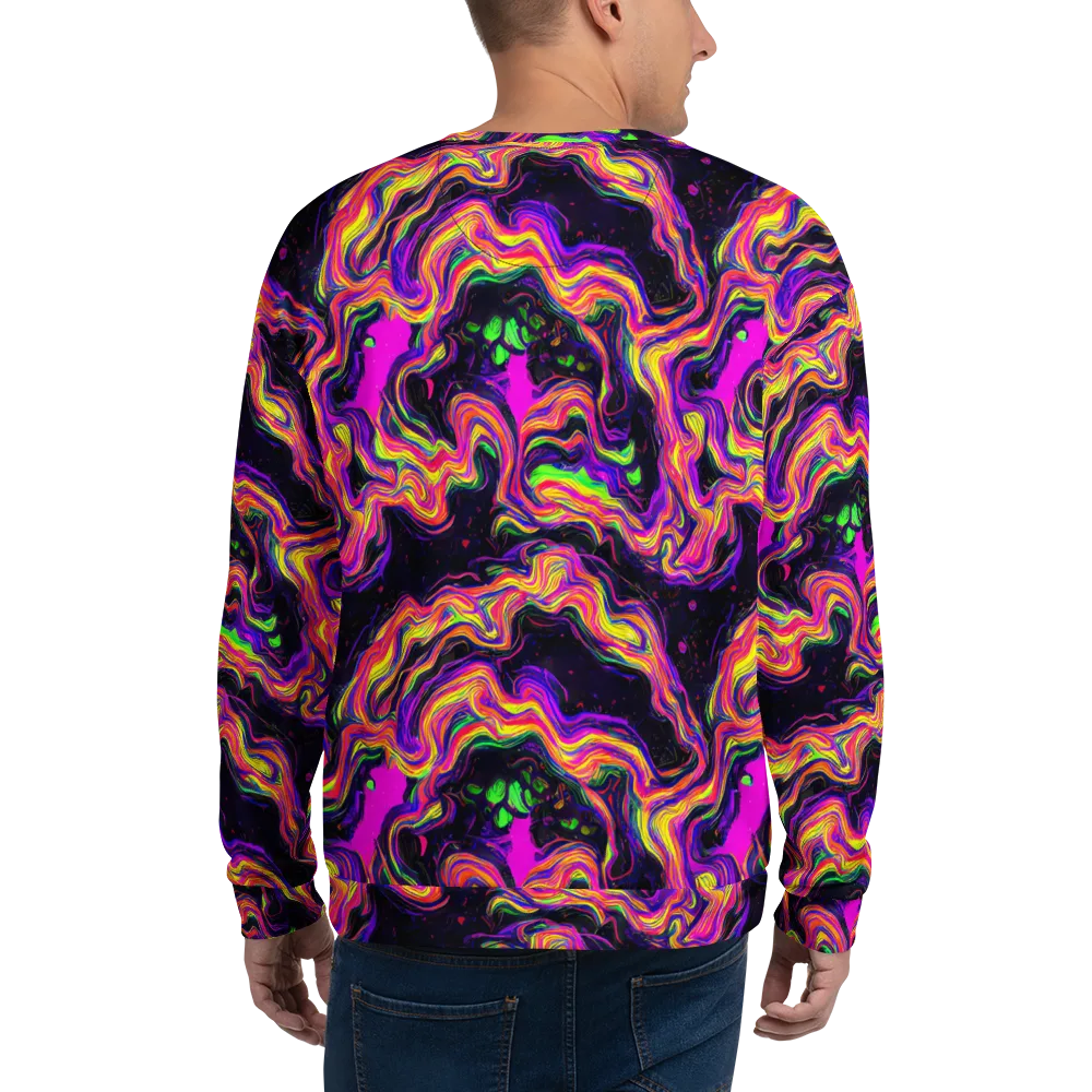 Acidwave on Sweatshirt — Back