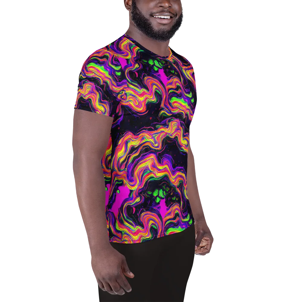 Acidwave on Men's Athletic T-Shirt — Right