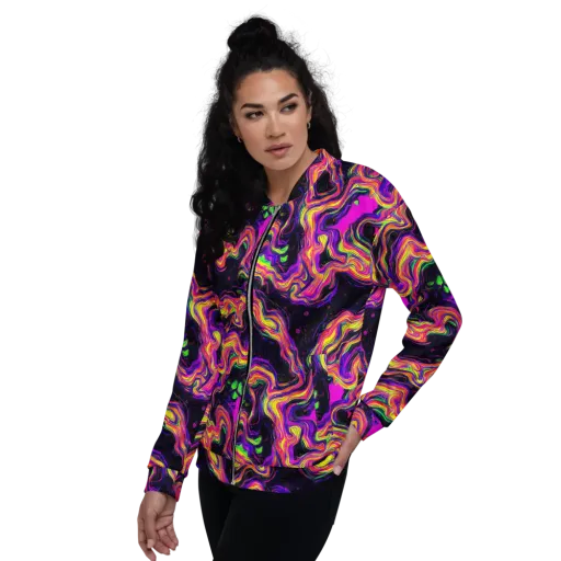 Acidwave on a Bomber Jacket