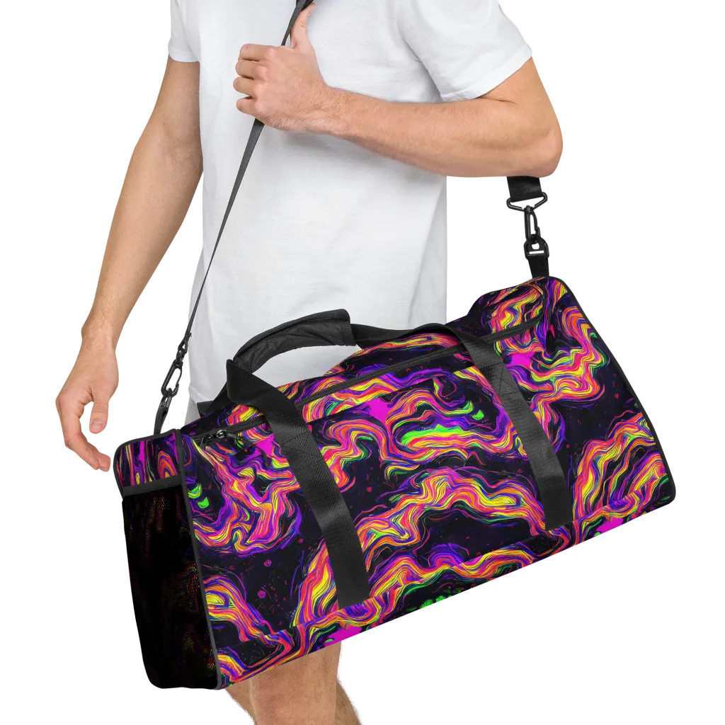 Acidwave on Duffle Bag — Right Front